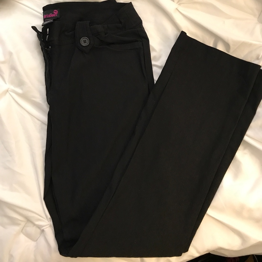 Flirtatious black dress pants