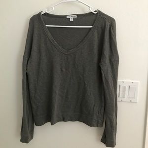 James Perse off the shoulder / slouchy sweatshirt