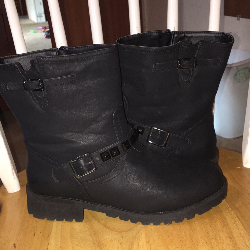 Motorcycle style boots size 10