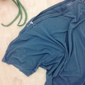 Lane Bryant Zipper Neckline Top Lane Bryant Zipper Neckline Top