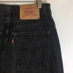 vintage 90s levi's 550 relaxed tapered fit jeans