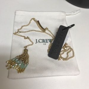 J. Crew long beaded necklace