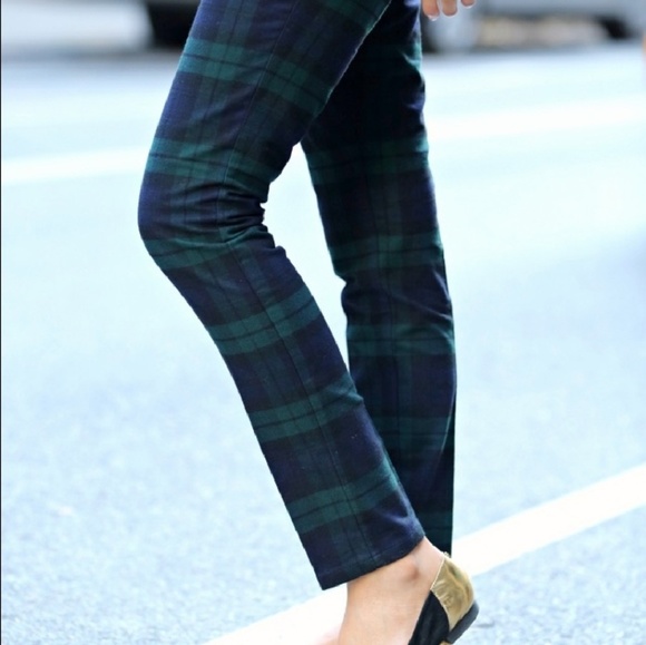 banana republic checkered pants