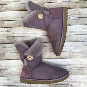 UGG Bailey Button Purple Boots UGG Bailey Button Purple Boots