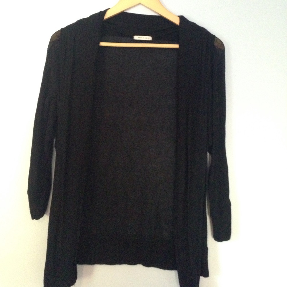 Lightweight black cardigan