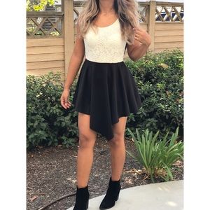 Black/White Cocktail Dress