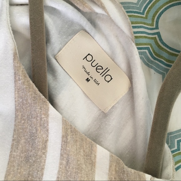 BUNDLED!! Anthropologie Puella Stripe Swing Tee - Picture 4 of 6