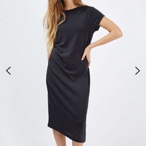 Topshop drape T-shirt dress