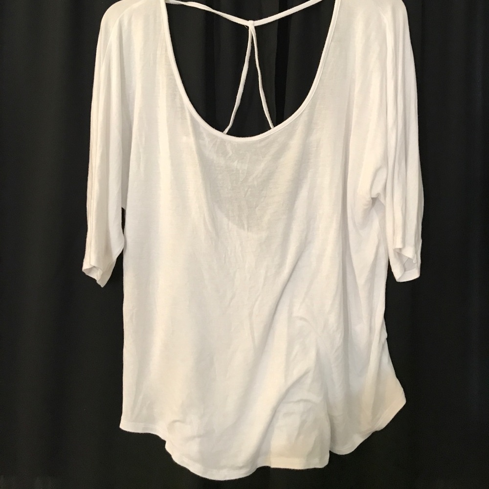 Charlotte Russe light weight baggy white shirt