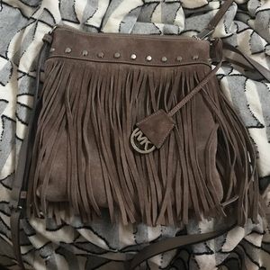 Michael Kors Billy Fringe Small Messenger!