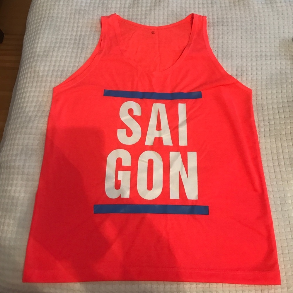 Hot pink tank!