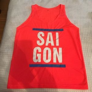 Hot pink tank!