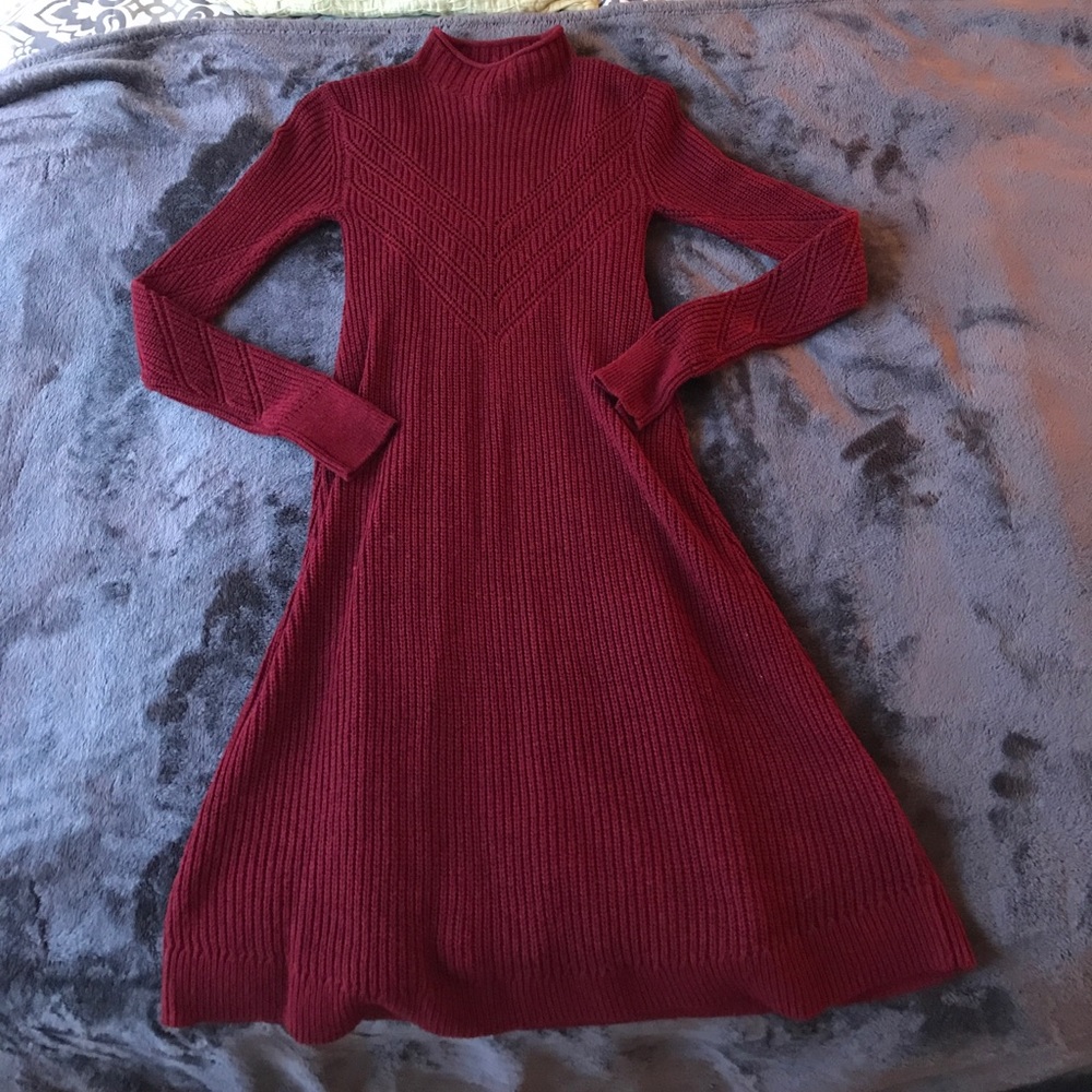 American Eagle Outfitters Sweater Skater Dress