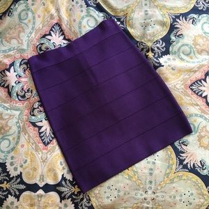 Bebe bandage mini skirt