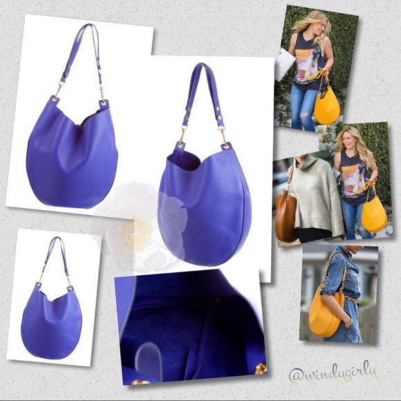 CÉLINE Striking Indigo Med Trotteur Hobo - Picture 2 of 8