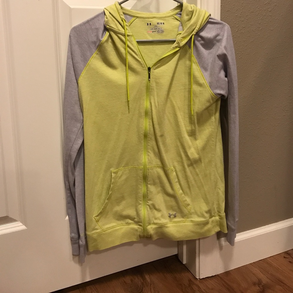 Loose fit under armour zip up