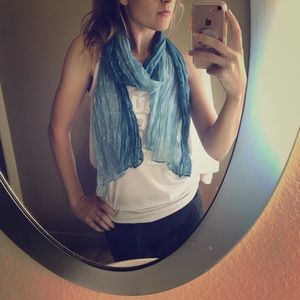 Gradient Blues Scarf