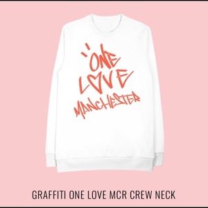 One Love Manchester White Crewneck