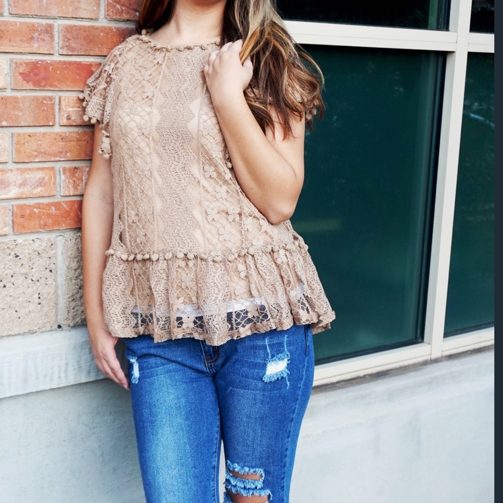 Lace Fabric Top