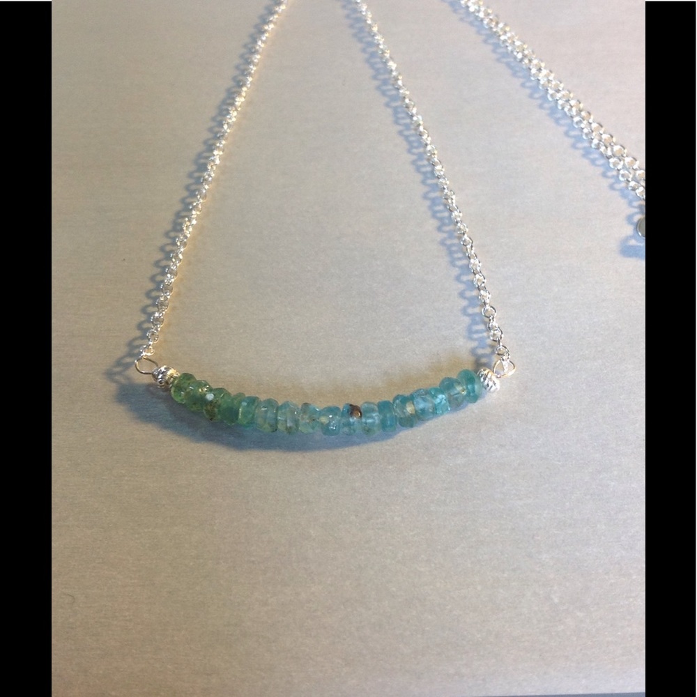 Sterling Blue Topaz Necklace