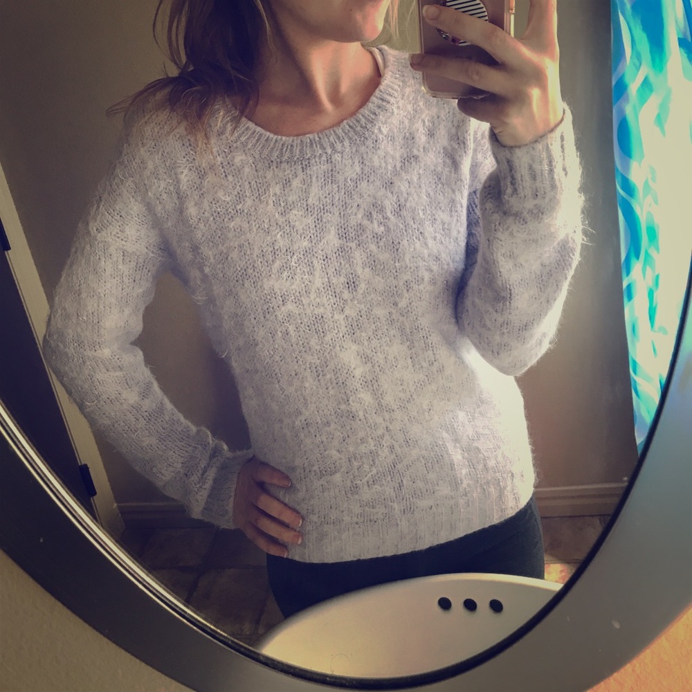 Cozy Periwinkle Sweater