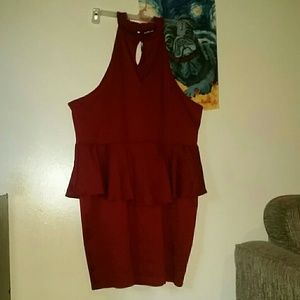 Charlotte Russe peplum dress