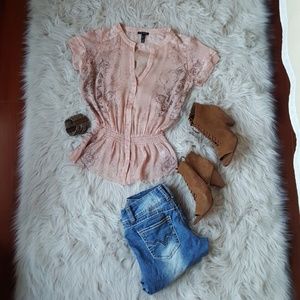 Dust pink blouse