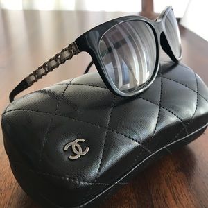 Authentic Chanel Chain Sunglasses Authentic Chanel Chain Sunglasses