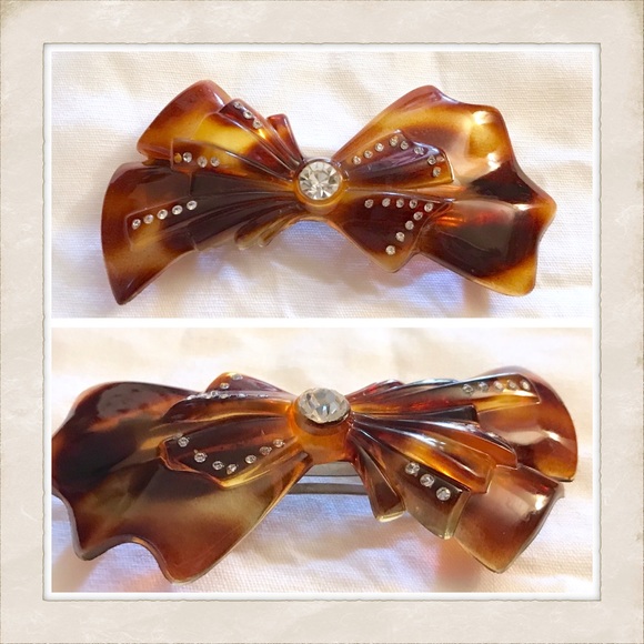 💫sold💫Fab 1970's Vintage Glam Large Barrette - Picture 2 of 2