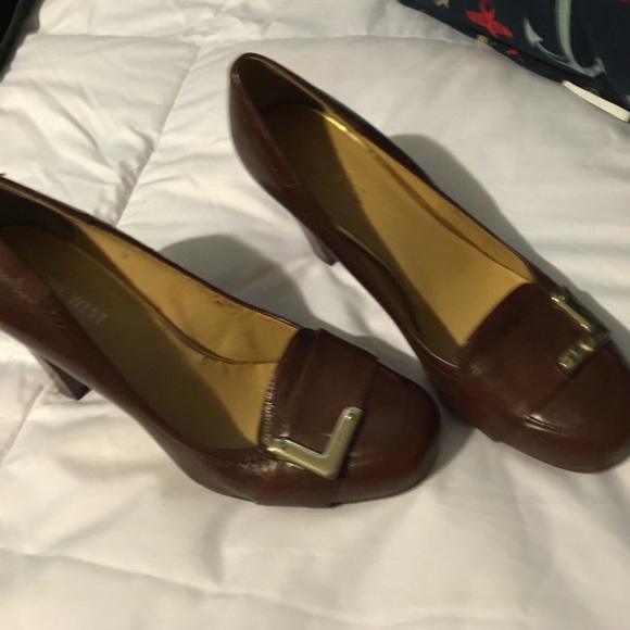 Nine West super cute chunky heels dress heels - Picture 1 of 3