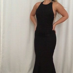 ANGL Black Floor length gown