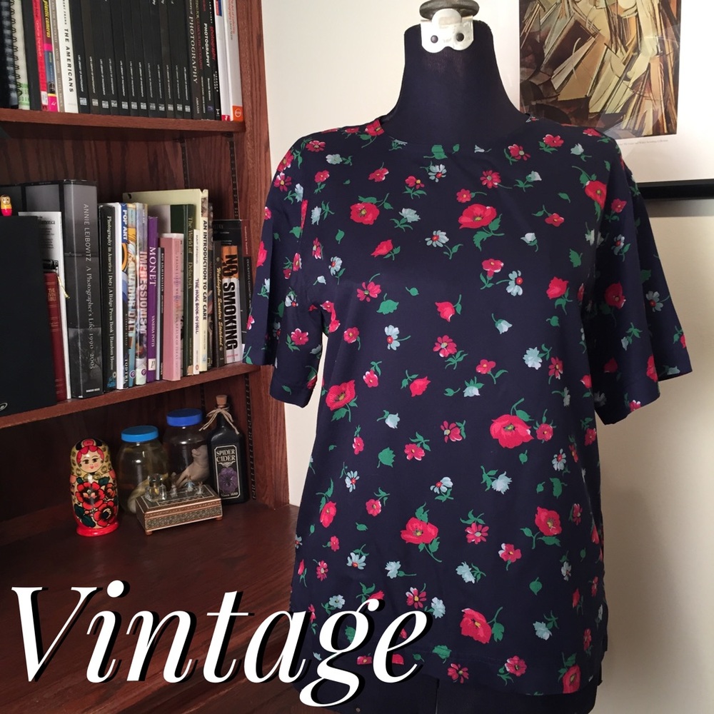 Vintage LizSport | Floral Top
