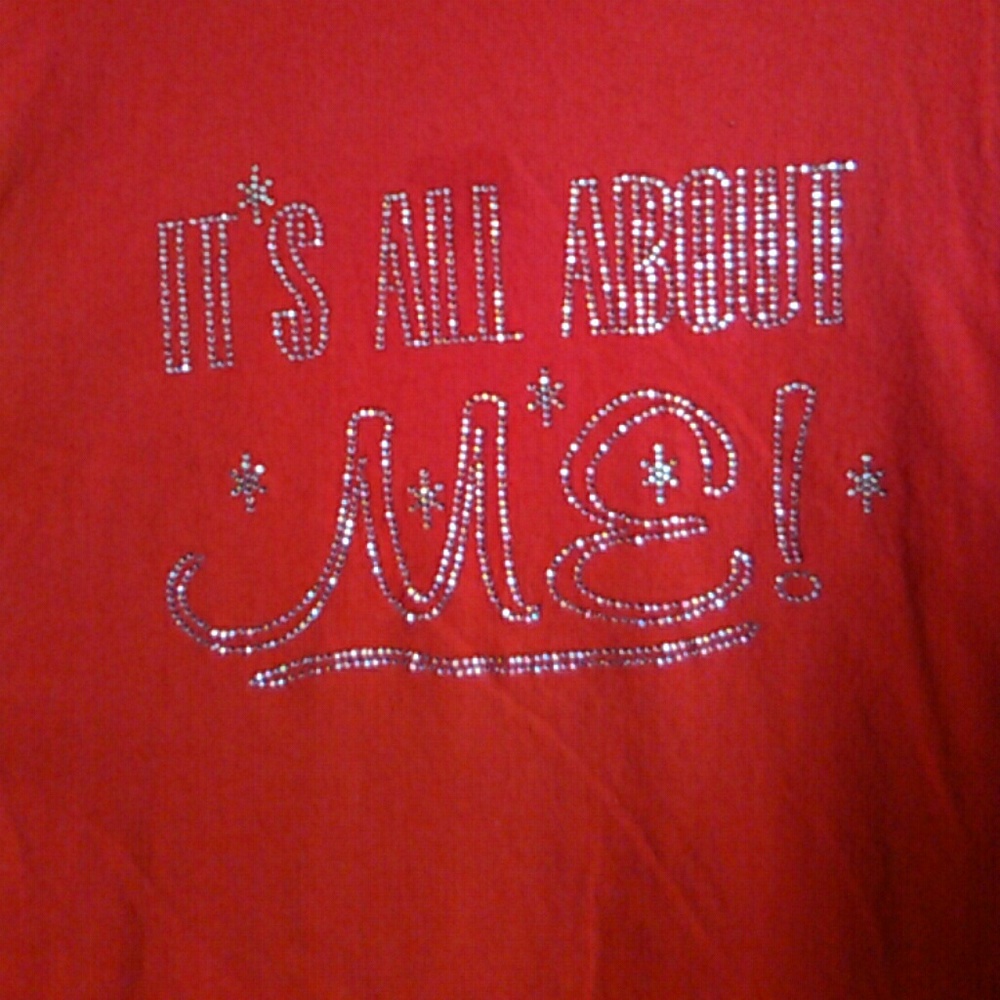 It's all about me long sleeve shirt