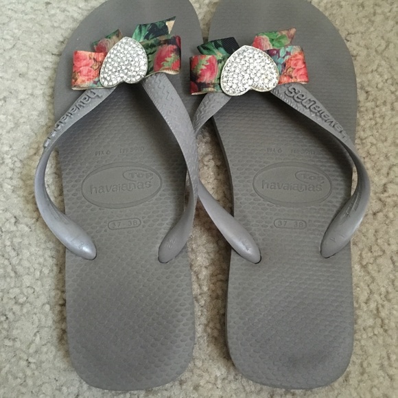 CUSTOM Havaianas with Bling - Picture 2 of 4
