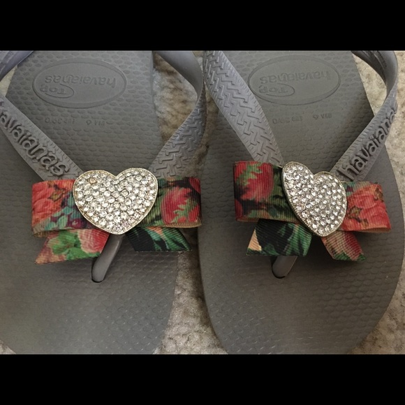 CUSTOM Havaianas with Bling - Picture 3 of 4