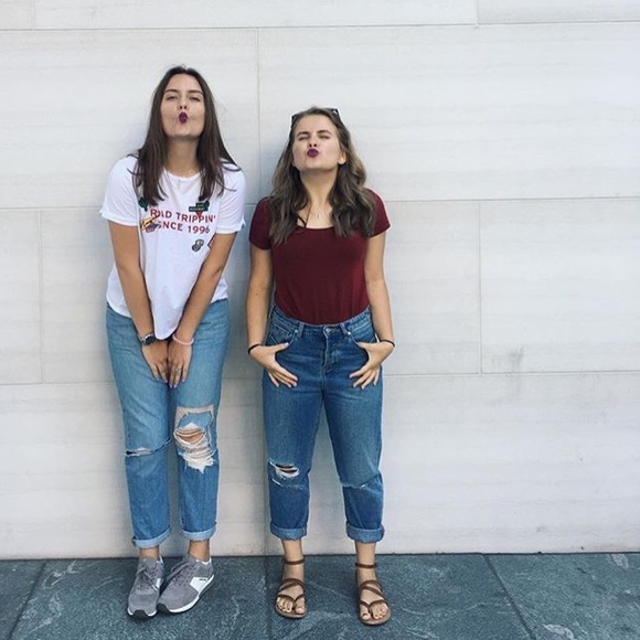 Brandy Melville Denim - Brandy Melville Distressed Jeans