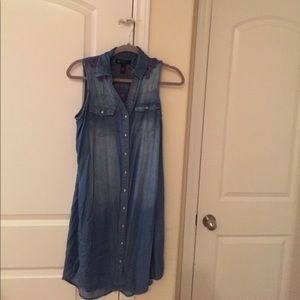 INC denim dress