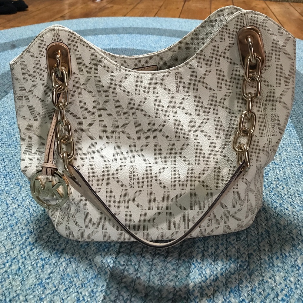 Michael Kors White Purse
