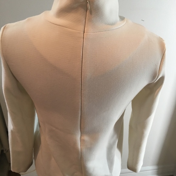 Art Du Basic white mock turtleneck - Picture 2 of 2