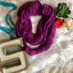 NWT Purple Infinity Scarf