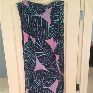 Lilly Pulitzer Maxi Skirt, size xl