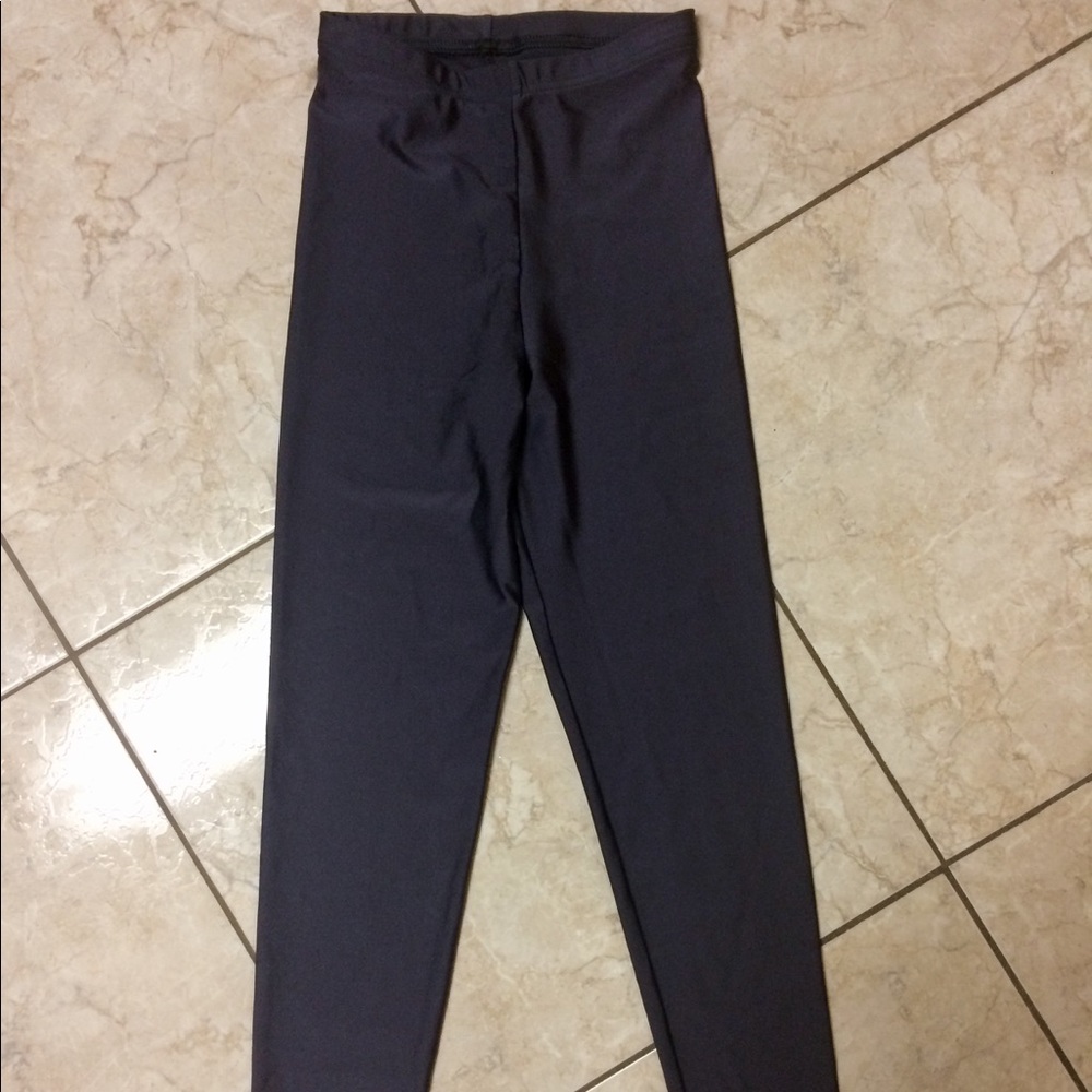 American Apparel High Waisted Silver Leggings M