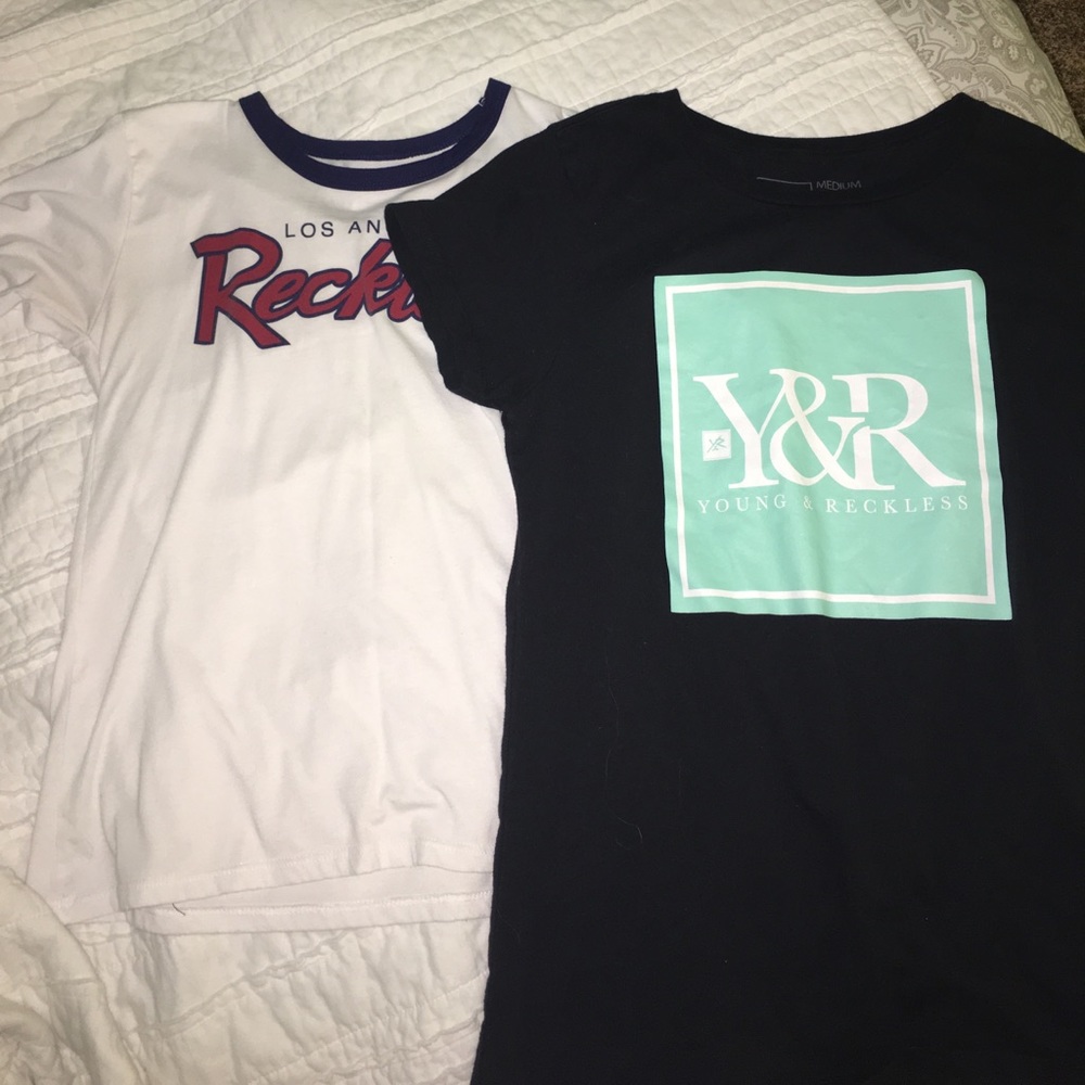 young&reckless tee bundle!