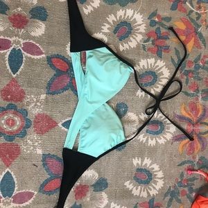VS pink mint  bathing suit top