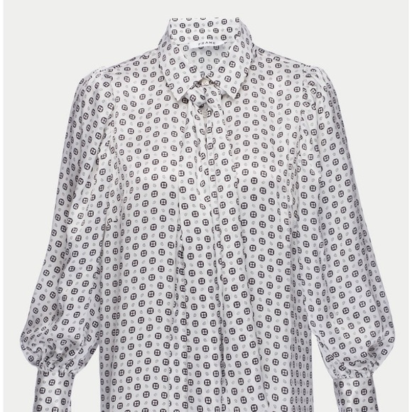 *host pick* FRAME Scarf Voluminous Paisley Blouse - Picture 4 of 6