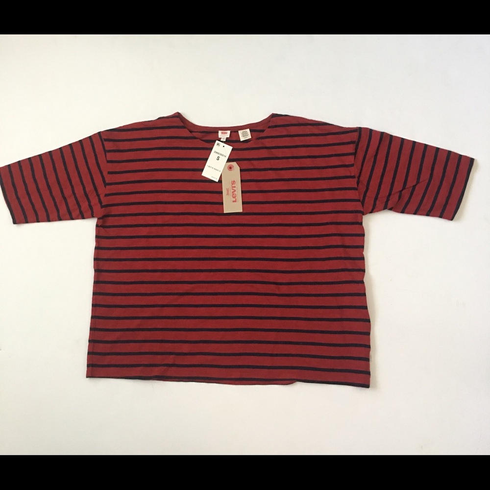 Levi's striped oversize short sleeve T-shirt S