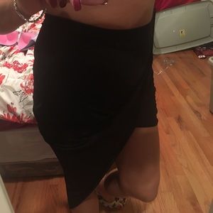 High low skirt. Black High low skirt. Black
