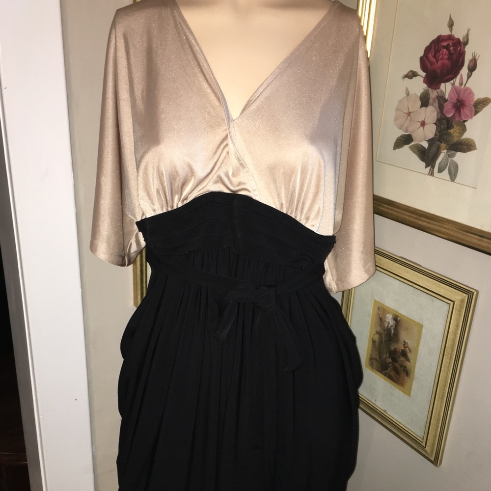 Dress nude and black