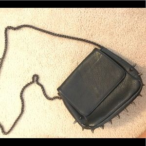 Deena & Ozzy Cross Body Spike faux Leather purse