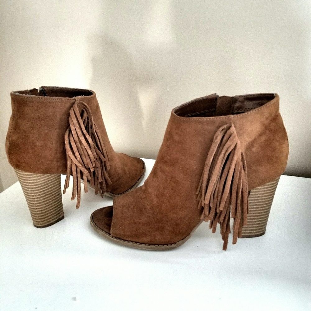 Express Fringe Booties